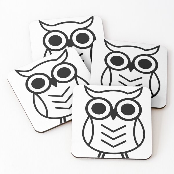 Item preview, Owl of Wisdom – Minimalist Animal Design designed and sold by matybrak.
