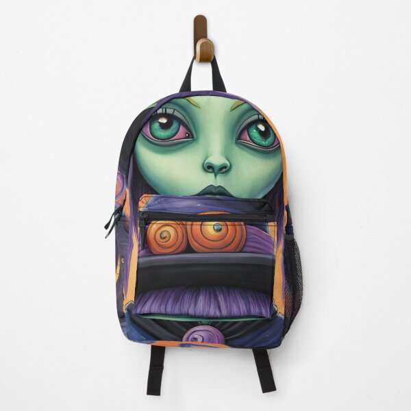 Item preview, Alien dressed as a Witch for Halloween designed and sold by Colin Bentham.