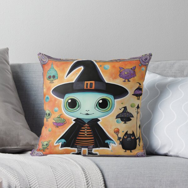 Item preview, Alien dressed as a Witch for Halloween designed and sold by Colin Bentham.