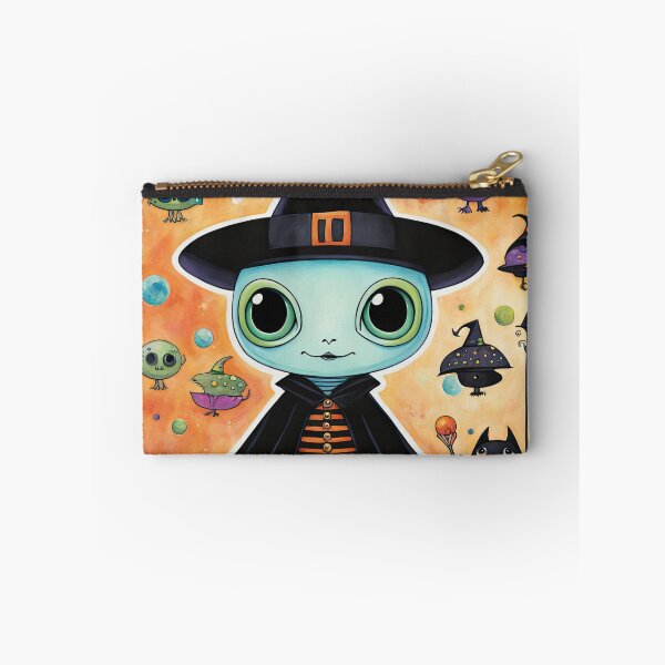 Item preview, Alien dressed as a Witch for Halloween designed and sold by Colin Bentham.