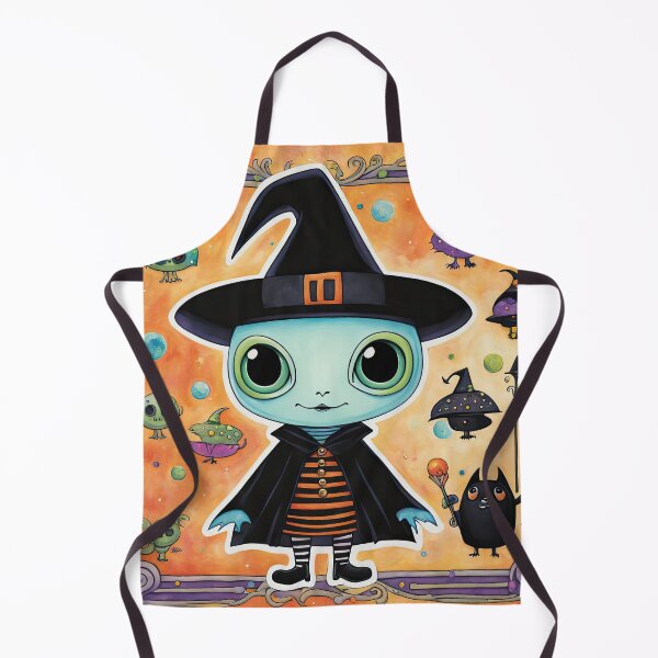 Item preview, Alien dressed as a Witch for Halloween designed and sold by Colin Bentham.