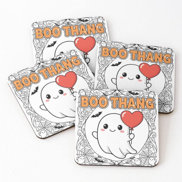 Item preview, Cute Ghost with Balloon Halloween Design designed and sold by Silent Watch Threads..