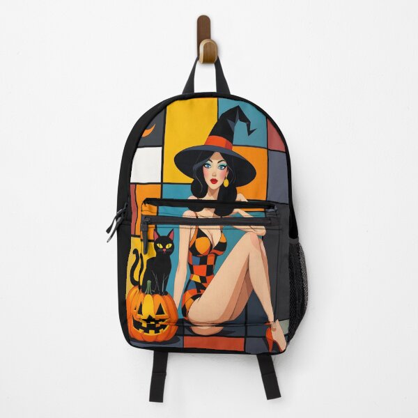 Item preview, Halloween witch illustration designed and sold by Kamoufleur.