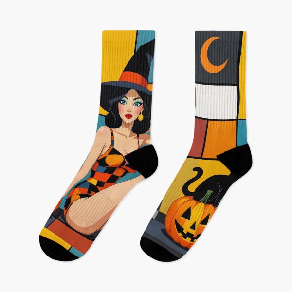 Artikelvorschau, Halloween-Hexenillustration entworfen und verkauft von Kamoufleur.