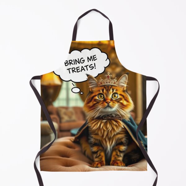Aperçu de l'œuvre Le seigneur des chats exige des friandises créée et vendue par CTM ArtStudio.