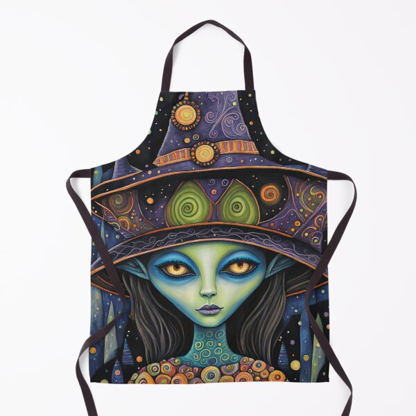 Item preview, Alien dressed as a Witch for Halloween designed and sold by Colin Bentham.