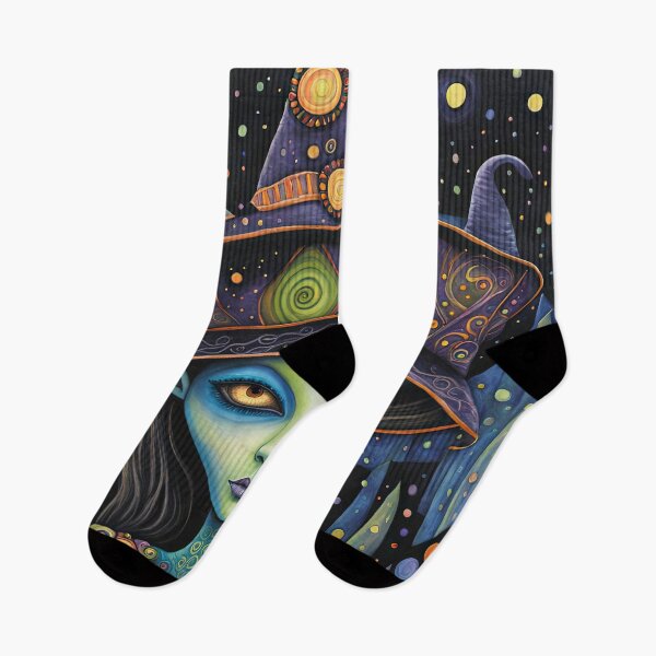Item preview, Alien dressed as a Witch for Halloween designed and sold by Colin Bentham.