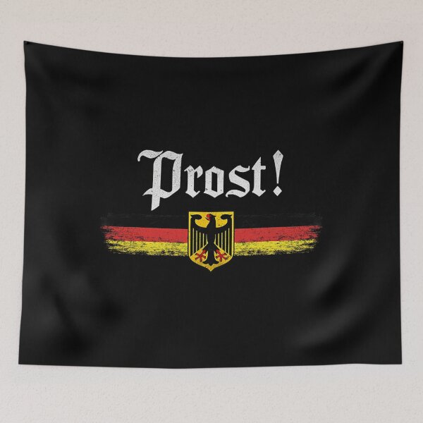 Artikelvorschau, Oktoberfest für deutsche Flagge Prost Vintage entworfen und verkauft von zandramengiey.