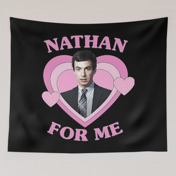 Item preview, Nathan Fielder For Me k Heart Baseball Â¾ Sleeve designed and sold by ChicGrieferBo.