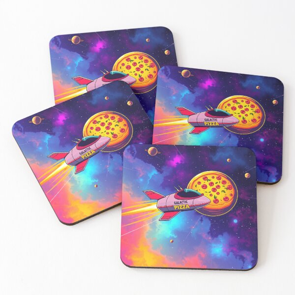 Item preview, Galactic Pizza Delivery Service designed and sold by CTM ArtStudio.