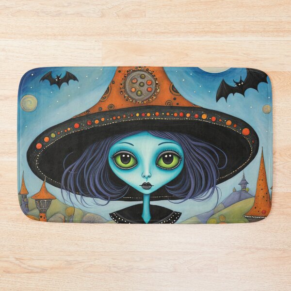 Item preview, Alien dressed as a Witch for Halloween designed and sold by Colin Bentham.