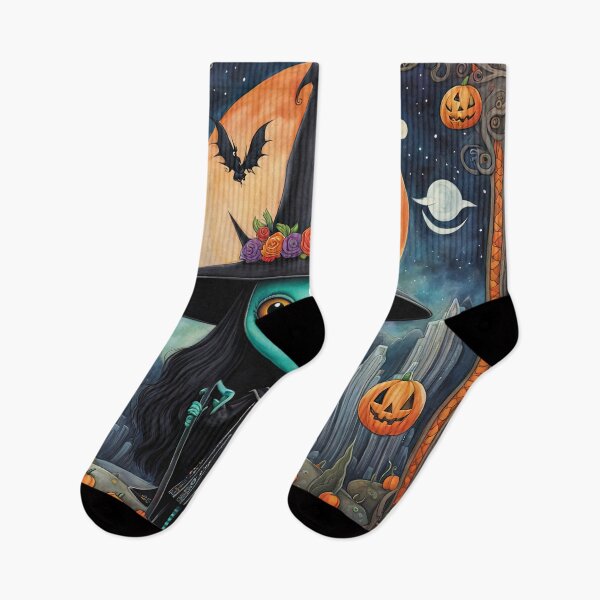 Item preview, Alien dressed as a Witch for Halloween designed and sold by Colin Bentham.