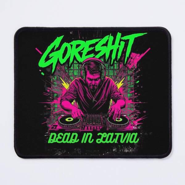 Item preview, Dead in Latvia by DJ Goreshit designed and sold by Nordic Echo.