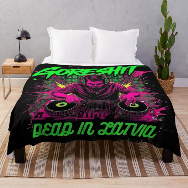 Item preview, Dead in Latvia by DJ Goreshit designed and sold by Nordic Echo.