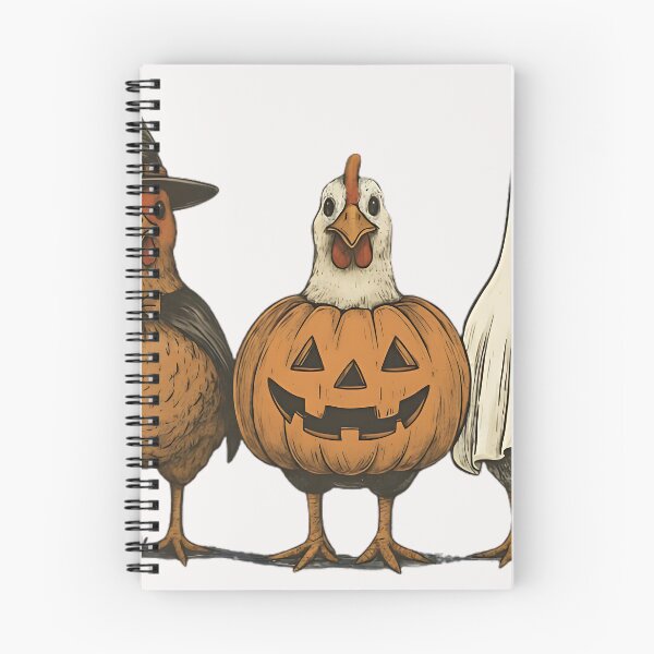 Item preview, Pollos de Halloween: Diseño divertido de disfraz de bruja, calabaza y fantasma designed and sold by tolnsw.