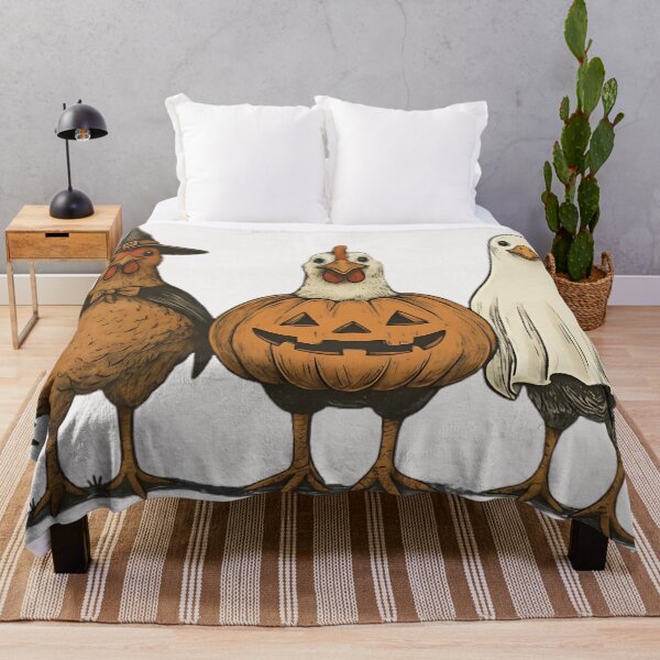 Item preview, Halloween Chickens – Funny Witch, Pumpkin, and Ghost Costume Design designed and sold by tolnsw.