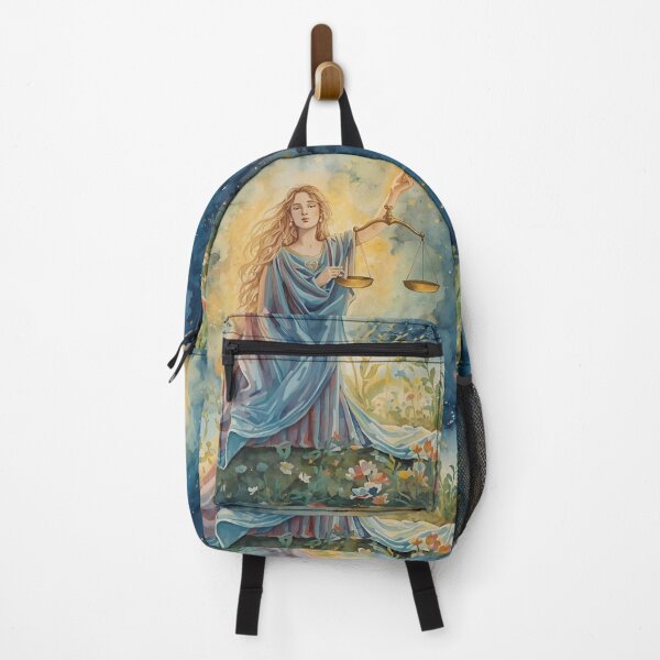 Item preview, Libra Woman: Goddess of Balance under the Starry Sky designed and sold by Essência Criadora.
