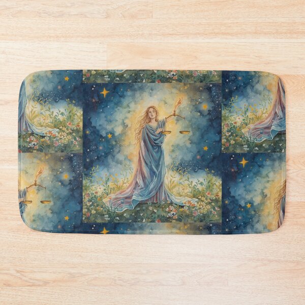 Item preview, Libra Woman: Goddess of Balance under the Starry Sky designed and sold by Essência Criadora.