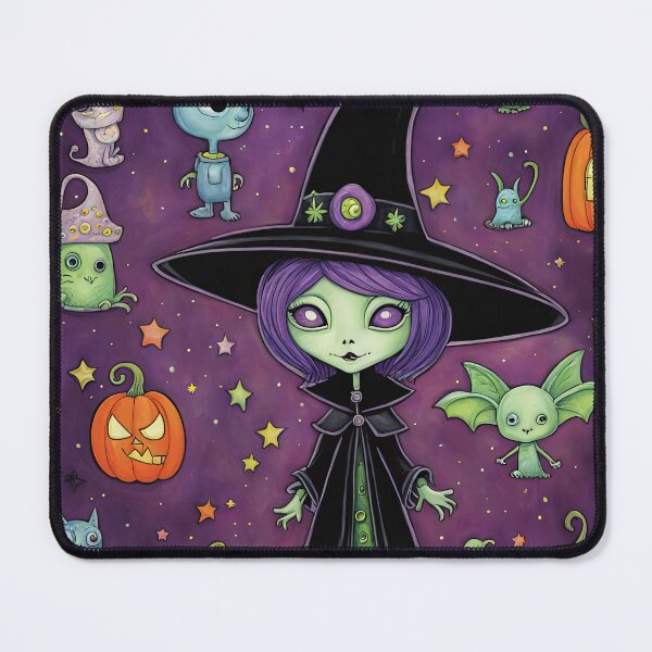 Item preview, Alien dressed as a Witch for Halloween designed and sold by Colin Bentham.