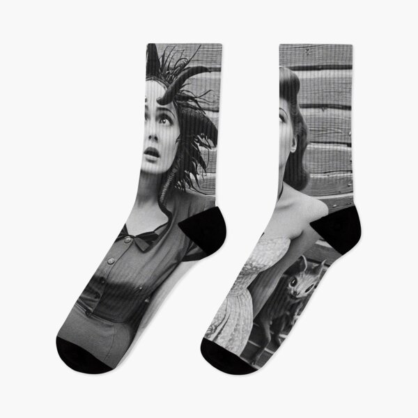 Item preview, Two Alien Girls in B&W portrait designed and sold by KALEIDOSCOPE UK.