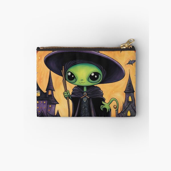 Item preview, Alien dressed as a Witch for Halloween designed and sold by Colin Bentham.