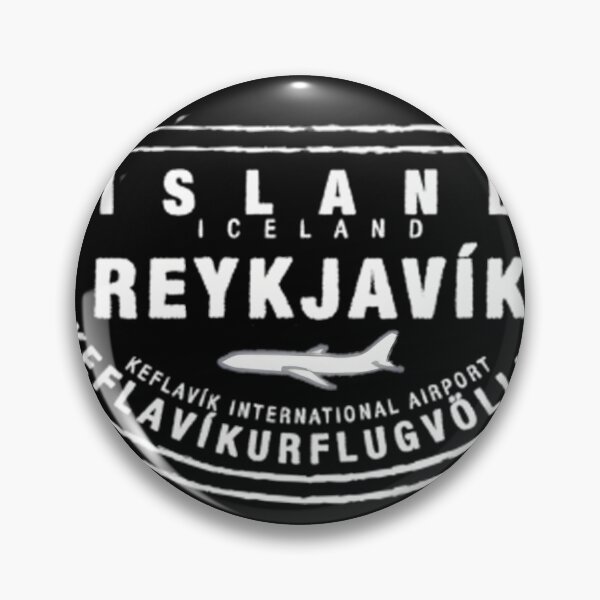 Item preview, Reykjavik Iceland Passport Stamp Vacation Travel 		 designed and sold by zandramengiey.