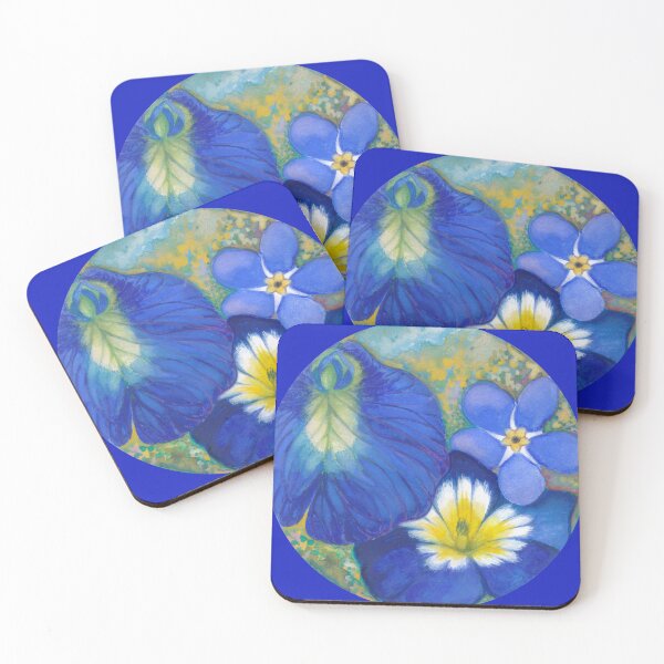 Item preview, Blue Flowers designed and sold by hierbabuenabcn.