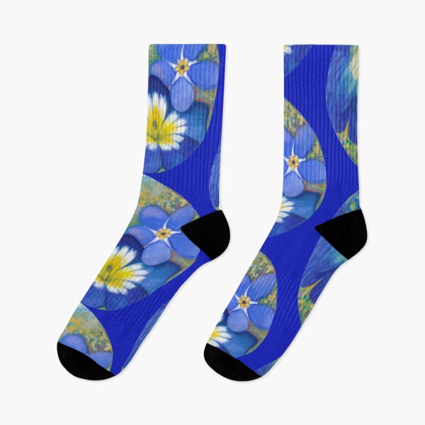 Item preview, Blue Flowers designed and sold by hierbabuenabcn.