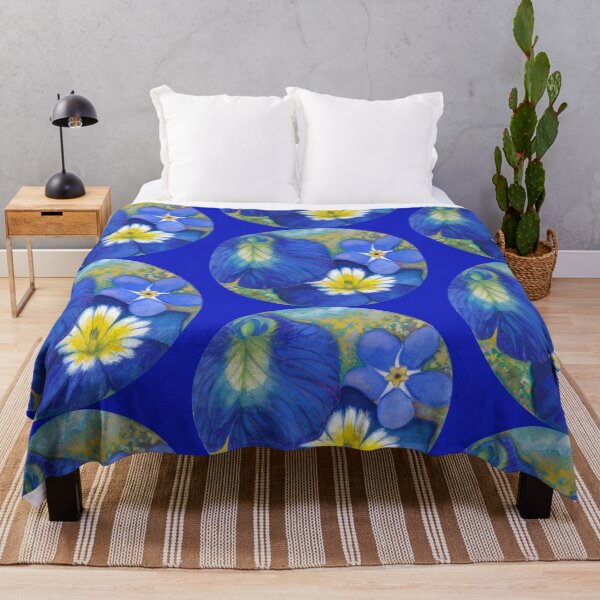 Item preview, Blue Flowers designed and sold by hierbabuenabcn.