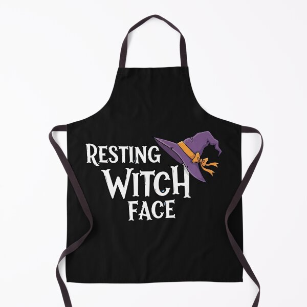 Item preview, Resting Witch Face Typography – Witch Hat Halloween Design designed and sold by Authentic-Merch.