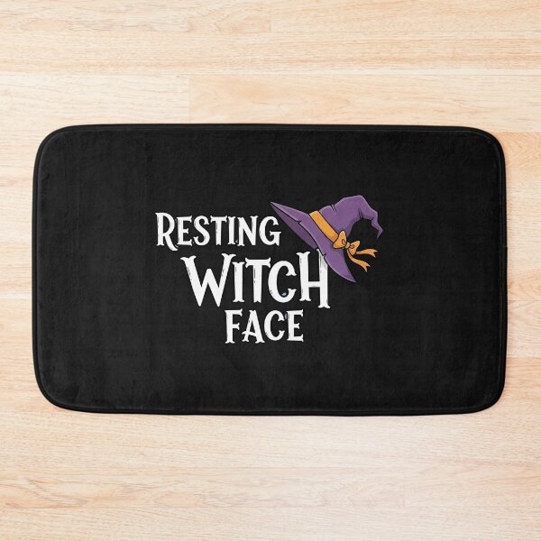 Item preview, Resting Witch Face Typography – Witch Hat Halloween Design designed and sold by Authentic-Merch.