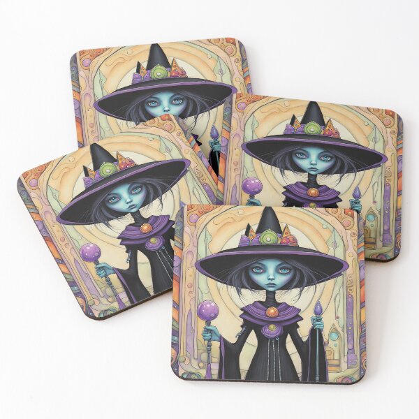 Item preview, Alien dressed as a Witch for Halloween designed and sold by Colin Bentham.