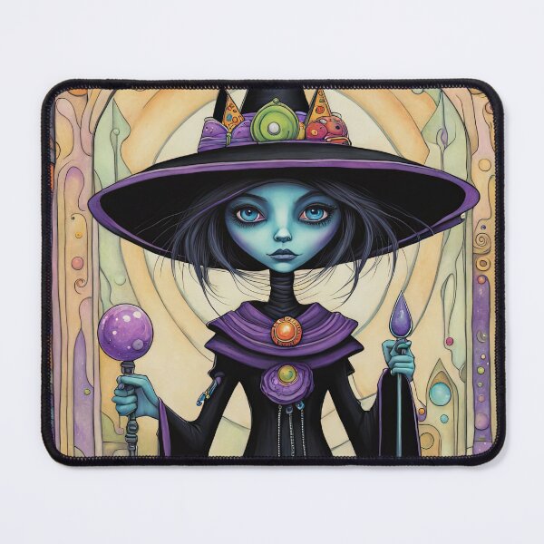 Item preview, Alien dressed as a Witch for Halloween designed and sold by Colin Bentham.