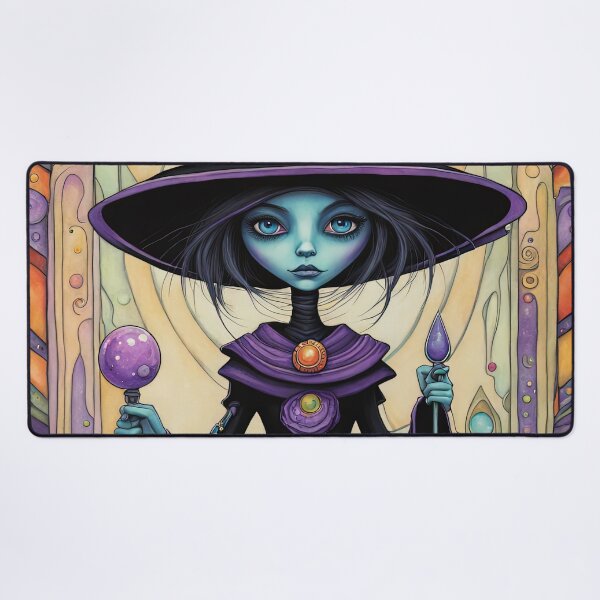 Item preview, Alien dressed as a Witch for Halloween designed and sold by Colin Bentham.