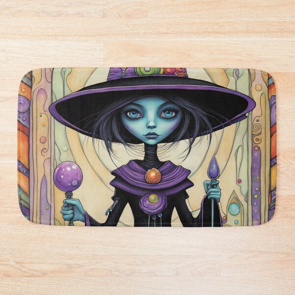 Item preview, Alien dressed as a Witch for Halloween designed and sold by Colin Bentham.