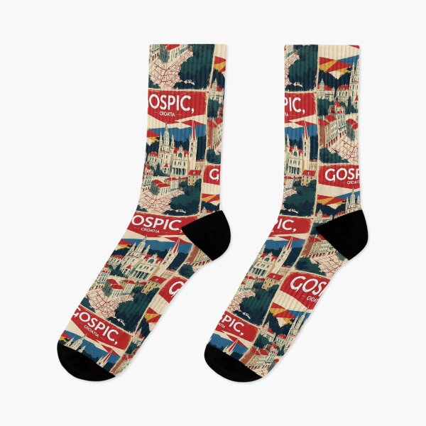 Item preview, Gospic Croatia 1950s Vintage Travel Tourism designed and sold by TravelersGems.