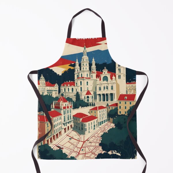 Item preview, Gospic Croatia 1950s Vintage Travel Tourism designed and sold by TravelersGems.