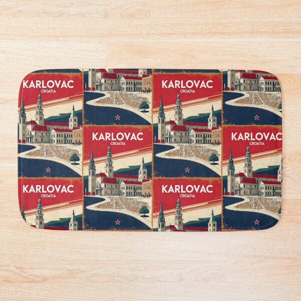 Item preview, Karlovac Croatia 1950s Vintage Travel Tourism designed and sold by TravelersGems.