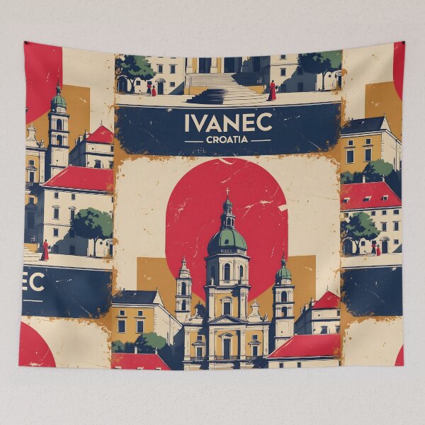 Item preview, Ivanec Croatia 1950s Vintage Travel Tourism designed and sold by TravelersGems.
