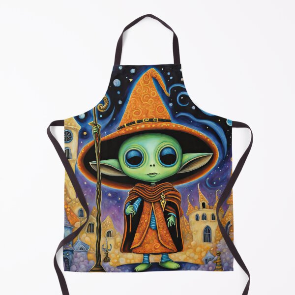 Item preview, Alien dressed as a wizard for Halloween designed and sold by Colin Bentham.