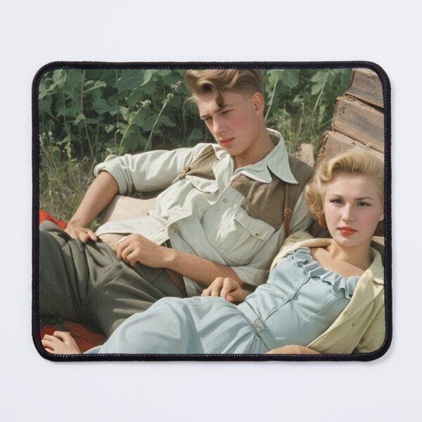 Item preview, Oil Painting of a Young Couple Relaxing designed and sold by KALEIDOSCOPE UK.