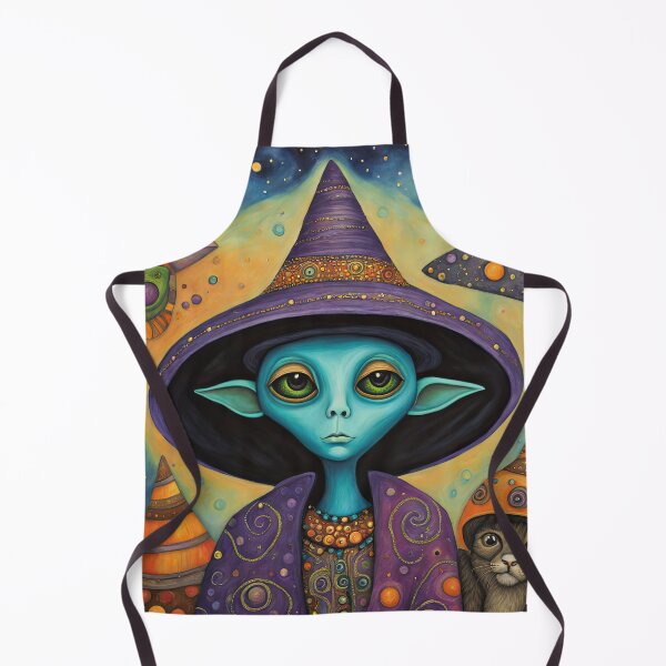 Item preview, Alien dressed as a wizard for Halloween designed and sold by Colin Bentham.