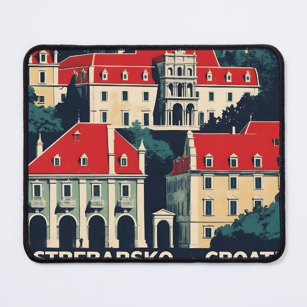 Item preview, Jastrebarsko Croatia 1950s Vintage Travel Tourism designed and sold by TravelersGems.