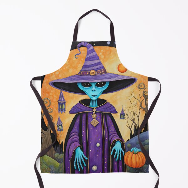 Item preview, Alien dressed as a wizard for Halloween designed and sold by Colin Bentham.