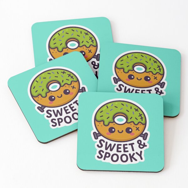 Item preview, Sweet & Spooky – Cute Kawaii Frankenstein Donut Halloween Design designed and sold by Dezpro.