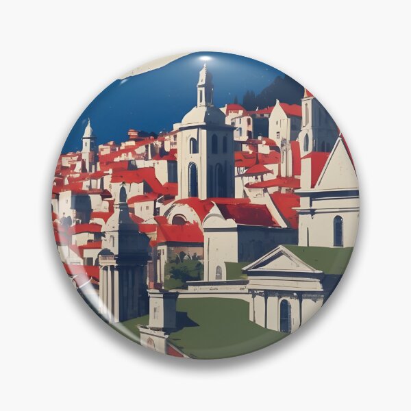 Item preview, Makarska Croatia 1950s Vintage Travel Tourism designed and sold by TravelersGems.