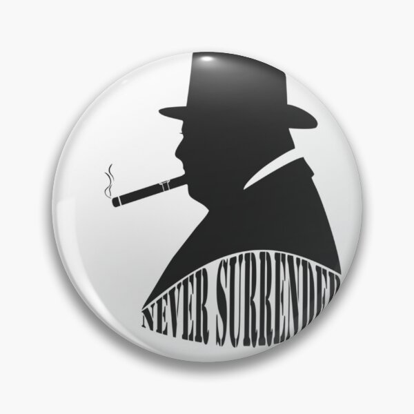 Item preview, Winston Churchill Never Surrender  	 designed and sold by sorekulemano.