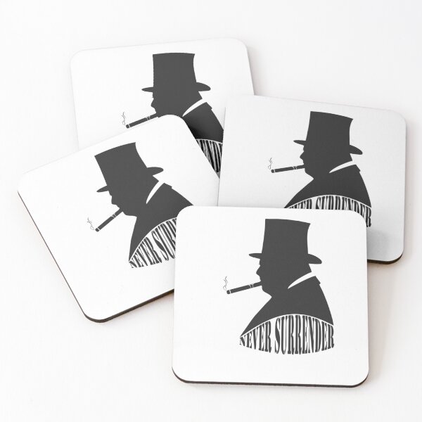 Item preview, Winston Churchill Never Surrender  	 designed and sold by sorekulemano.
