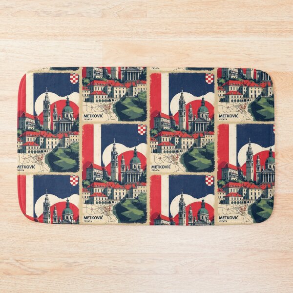 Item preview, Metkovic Croatia 1950s Vintage Travel Tourism designed and sold by TravelersGems.