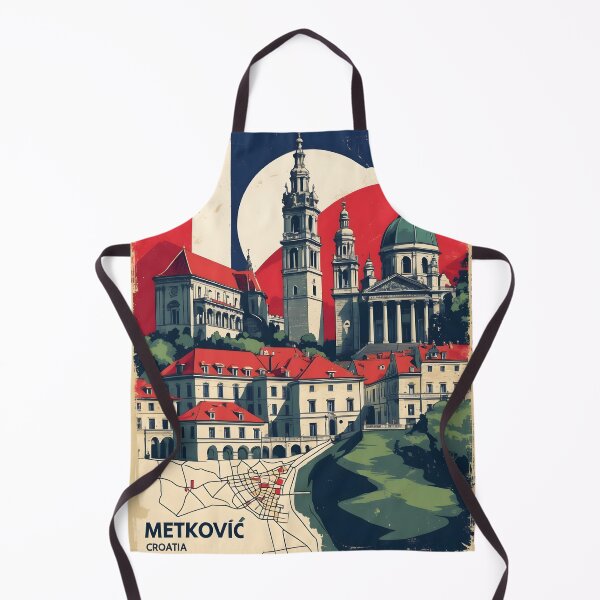 Item preview, Metkovic Croatia 1950s Vintage Travel Tourism designed and sold by TravelersGems.